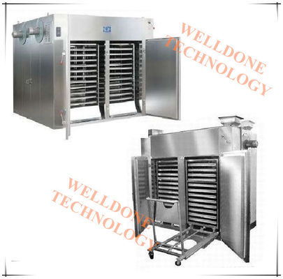 Air chaud économiseur d'énergie Tray Dryer de structure compacte pour le produit de nourriture, pharmaceutique et chimique