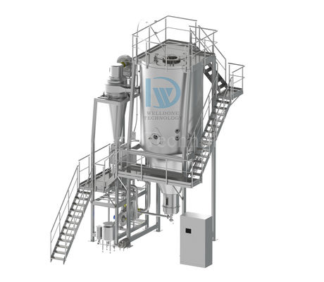 Machine de séchage par pulvérisation pour la fabrication de détergent, de saveur de café instantané, de tomate et de lait en poudre