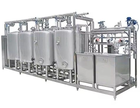 Système de nettoyage automatique CIP Machine à laver en acier inoxydable