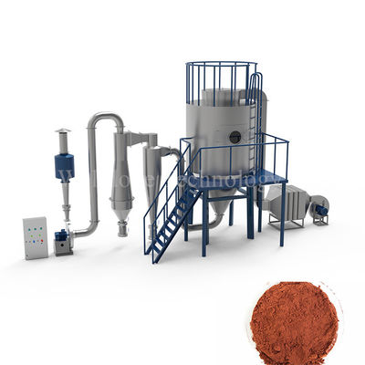 Automatisation Machine de séchage par pulvérisation de détergent à base de jus d'aloe vera pour faire du café instantané séché par pulvérisation