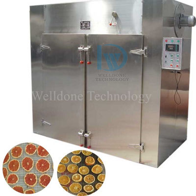 Machine de séchage commerciale Circulation d'air chaud 144 plateaux Séchoir four Produits alimentaires et fruits Déshydrateur de grande capacité