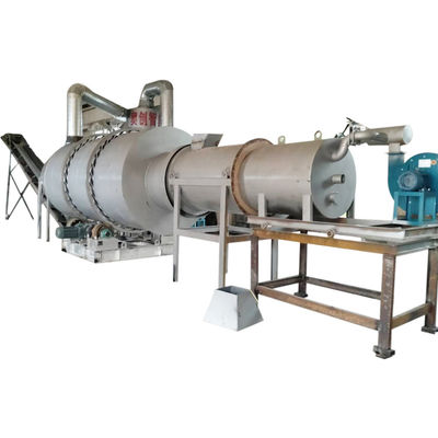 Particules de sciure séchage industriel copeaux de bois sècheuse à tambour rotatif four