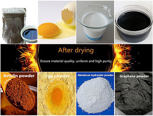 Sèche-linge par pulvérisation de laboratoire automatique avec contrôle de la température d'entrée d'air de 30 à 300℃ et capacité d'évaporation de 1 kg/h