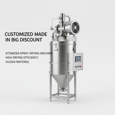 Machine de séchage par pulvérisation par atomiseur, fabrication personnalisée et à grande remise, matériau SUS304 à haute efficacité de séchage