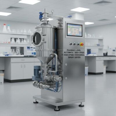 Niveau de pharmacie et séchoir par pulvérisation centrifuge automatique à grande vitesse sur mesure