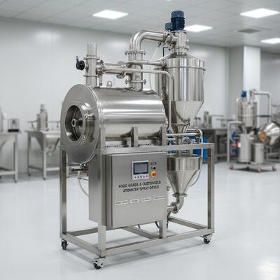 Niveau alimentaire et machine de séchage par pulvérisation d'atomiseur sur mesure pour poudre de tomate détergent à saveur de café instantané