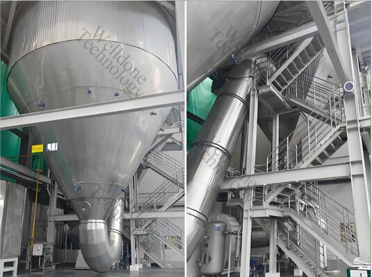 Machine industrielle de séchage par pulvérisation d'oligosaccharides, sur mesure et à grande remise, pour ingrédients alimentaires