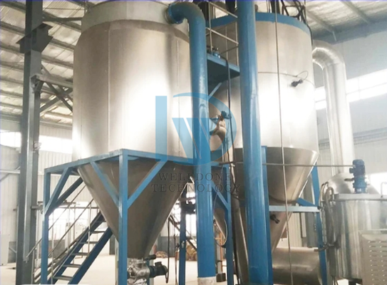 Machine de séchage à pulvérisation personnalisée de niveau alimentaire avec une efficacité de séchage de 70% pour la gomme arabique