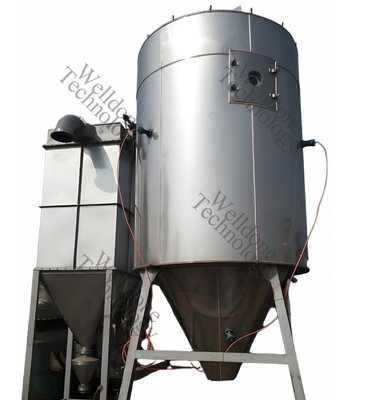 Machine de séchage par pulvérisation de 25 kg/h, économe en énergie et respectueuse de l'environnement, avec une efficacité de séchage de 70 %