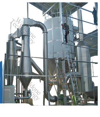 Machine de séchage par pulvérisation de niveau pharmacie SUS316L avec une efficacité de séchage de 70% pour la production de poudre API