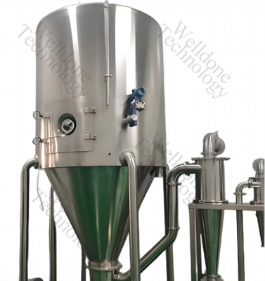 Sécheuse à pulvérisation personnalisée pour le café instantané et la poudre de lait à 70% d'efficacité de séchage