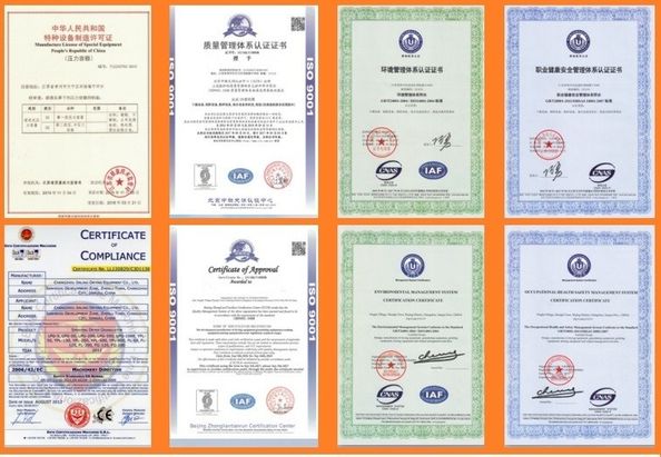 Chine Changzhou Welldone Machinery Technology Co.,Ltd Certifications