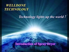 Machine de séchage par pulvérisation industrielle 380V SUS316L 55KW Gaz/Diesel